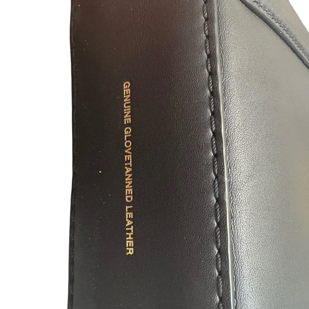 Coach metropolitan slim briefcase 55565 black glovetan leather